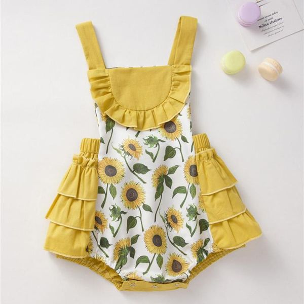 0-24m sunflower newborn infant baby girls rompers ruffles jumpsuit playsuit summer girls clothes overalls, Blue
0-24m sunflower newborn infant baby girls rompers ruffles jumpsuit playsuit summer girls clothes overalls, Blue