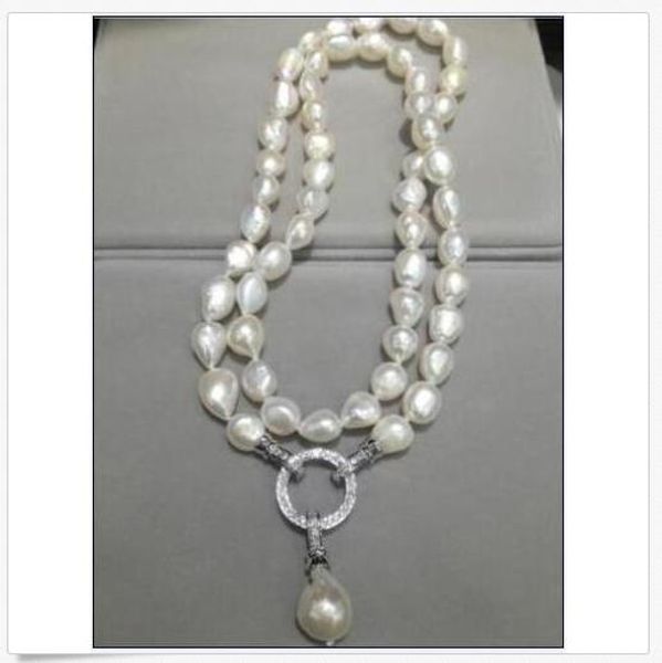 huge 35 inch adjustable aaa10-13 mm real south sea white pearl necklace+pendant, Silver
huge 35 inch adjustable aaa10-13 mm real south sea white pearl necklace+pendant, Silver