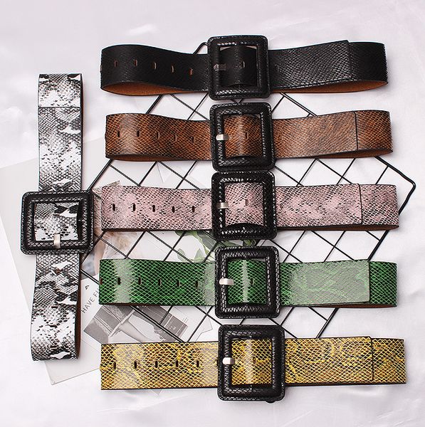 colorful snake skin leather waist belt luxury buckle pin women pu belts coat cummerbund corset girdle ladies show dress belt, Black;brown
colorful snake skin leather waist belt luxury buckle pin women pu belts coat cummerbund corset girdle ladies show dress belt, Black;brown