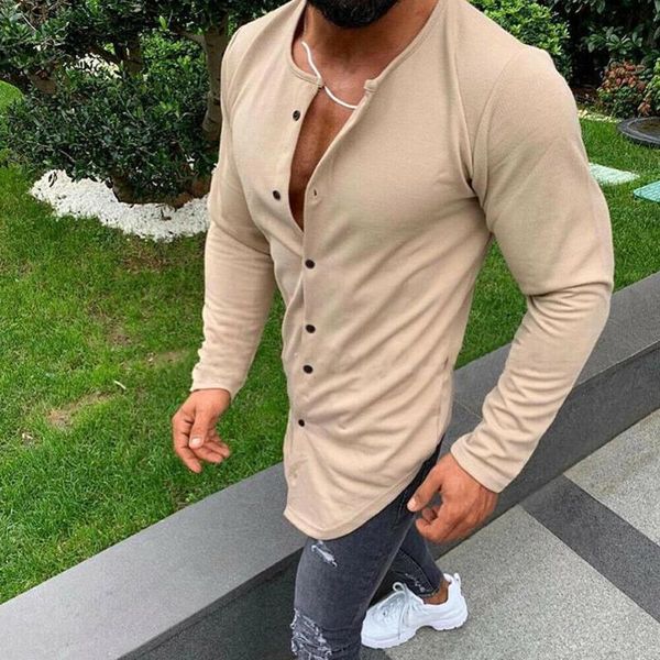 tee fashion button v fit slim color mens long casual muscle basic sleeve solid t-shirt neck casual xmbon, Black
tee fashion button v fit slim color mens long casual muscle basic sleeve solid t-shirt neck casual xmbon, Black