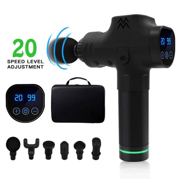 20 speeds muscle massage gun professional &long lasting battery muscle massager for muscle, back, shoulder, neck, quiet power
20 speeds muscle massage gun professional &long lasting battery muscle massager for muscle, back, shoulder, neck, quiet power