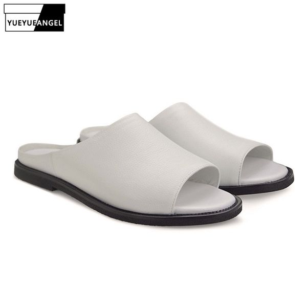 2019 euro fashion men indoor bathing slides shoes genuine leather casual beach shoes male open toes summer slippers black white
2019 euro fashion men indoor bathing slides shoes genuine leather casual beach shoes male open toes summer slippers black white