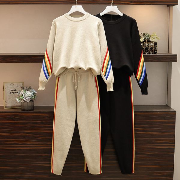 women's jumpsuits & rompers womens knit sweater set fashion bodysuit combinaison femme survêtement two piece women clothes 2 colors l-3, Black;white
women's jumpsuits & rompers womens knit sweater set fashion bodysuit combinaison femme survêtement two piece women clothes 2 colors l-3, Black;white