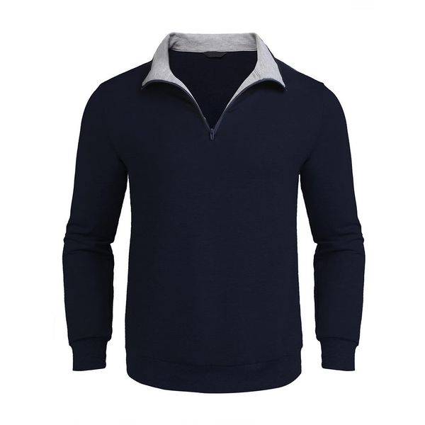 men stand neck long sleeve warm pullover contrast color spring, autumn casual zipper jackets, Black;brown
men stand neck long sleeve warm pullover contrast color spring, autumn casual zipper jackets, Black;brown