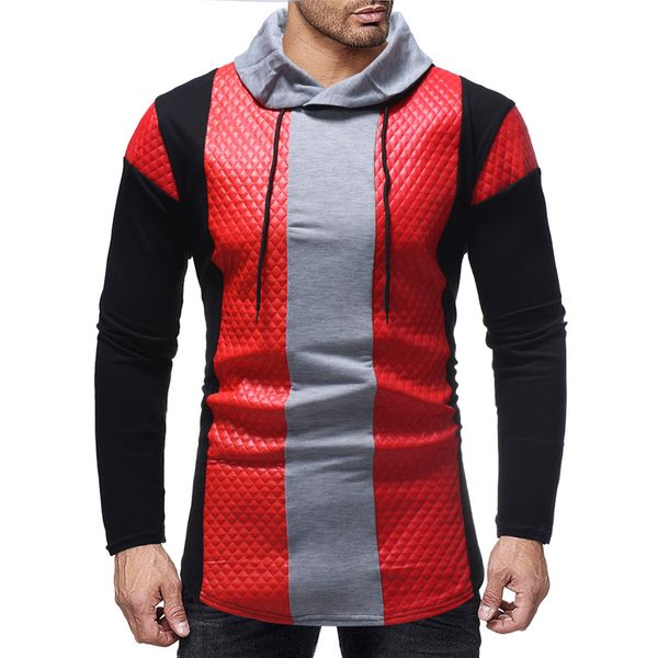 men's color block stand collar shirt autumn pullover casual long sleeve spliced male shirts, White;black
men's color block stand collar shirt autumn pullover casual long sleeve spliced male shirts, White;black
