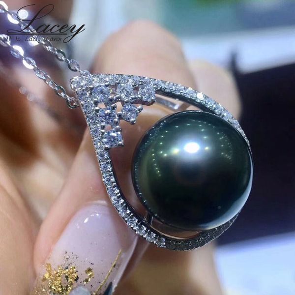 round tahiti natural black pearl pendant necklace for women,925 sterling silver big seapearl pendants necklace wedding gift
round tahiti natural black pearl pendant necklace for women,925 sterling silver big seapearl pendants necklace wedding gift