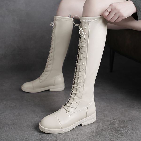 rock shoes woman flat heel luxury designer round toe lace up boots booties ladies thigh high heels high martins, Black
rock shoes woman flat heel luxury designer round toe lace up boots booties ladies thigh high heels high martins, Black