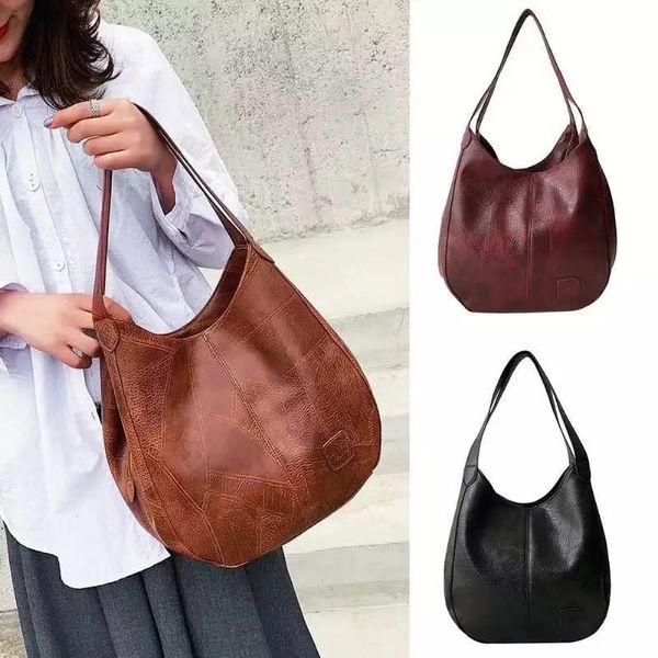 leather shoulder bags for women 2019 handle bag sac a main vintage luxury brands designer style fashion handbag bolsos mujer
leather shoulder bags for women 2019 handle bag sac a main vintage luxury brands designer style fashion handbag bolsos mujer