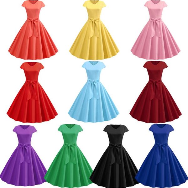 женщины ретро винтажное платье твердые качели pin up party dresses элегантная туника vestidos повседневная с коротким рукавом a line dress, Black;gray
женщины ретро винтажное платье твердые качели pin up party dresses элегантная туника vestidos повседневная с коротким рукавом a line dress, Black;gray