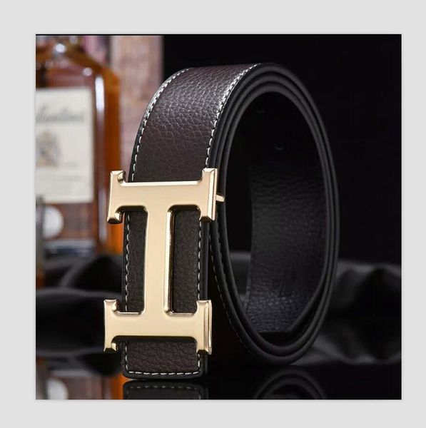 fashion belt leather men's designer luxury brand smooth belt buckle men h luxury jeans for women, Blue;gray 
fashion belt leather men's designer luxury brand smooth belt buckle men h luxury jeans for women, Blue;gray