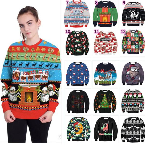 33 styles wholesale new christmas design fashion couples womens cartoon funny 3d print sweatshirt casual crewneck jumper, Black
33 styles wholesale new christmas design fashion couples womens cartoon funny 3d print sweatshirt casual crewneck jumper, Black