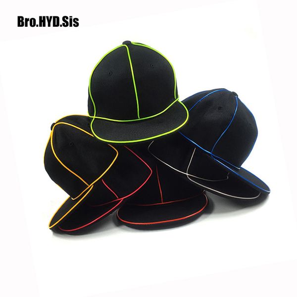 stylish el luminous hip hop caps men wire glow in dark fashion led light hat fluorescent bar halloween supply, Blue;gray
stylish el luminous hip hop caps men wire glow in dark fashion led light hat fluorescent bar halloween supply, Blue;gray