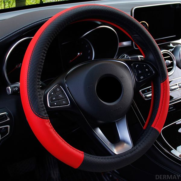 car steering wheel covers 37-38cm universal pu leather steering-wheel cover automobiles anti-slip four seasons auto accessories
car steering wheel covers 37-38cm universal pu leather steering-wheel cover automobiles anti-slip four seasons auto accessories