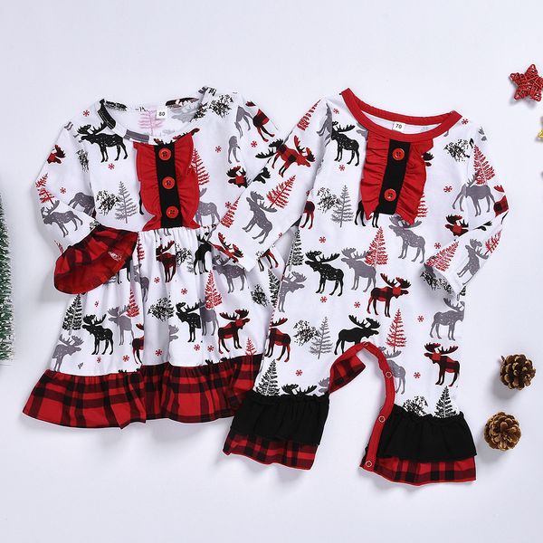 newborn baby girls boys christmas outfits infant ruffle deer long sleeve romper plaid jumpsuit onesie clothes, Blue
newborn baby girls boys christmas outfits infant ruffle deer long sleeve romper plaid jumpsuit onesie clothes, Blue