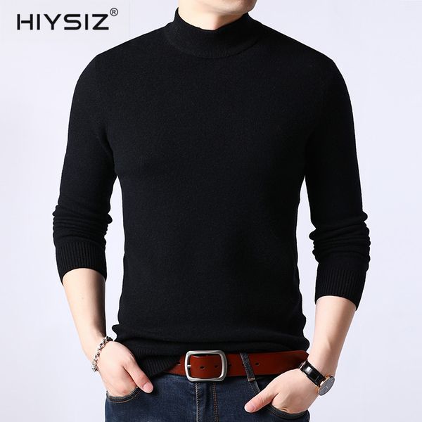 hiysiz свитер мужчина 2019 100% merino wool повседневного осень зима половина водолазка твердого streetwear длинные 9 цветов пуловер sw048, White;black
hiysiz свитер мужчина 2019 100% merino wool повседневного осень зима половина водолазка твердого streetwear длинные 9 цветов пуловер sw048, White;black