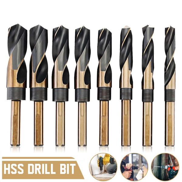 8 pcs high speed steel alloy twist drill bit set durable round handle woodworking shank twist flute drill bit diy drilling tools
8 pcs high speed steel alloy twist drill bit set durable round handle woodworking shank twist flute drill bit diy drilling tools