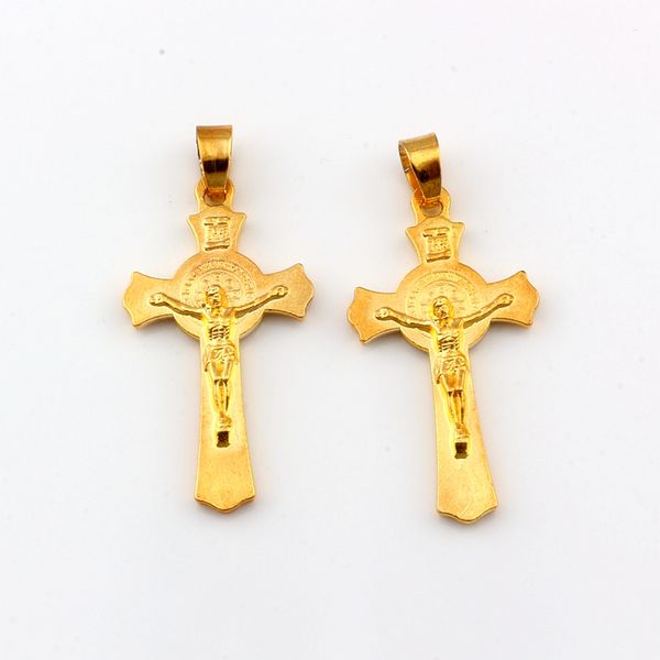 antique gold benedict medal jesus christ cross dangle charm beads handmade diy jewelry 100pcs 19.8x42.2mm a-582a, Bronze;silver
antique gold benedict medal jesus christ cross dangle charm beads handmade diy jewelry 100pcs 19.8x42.2mm a-582a, Bronze;silver