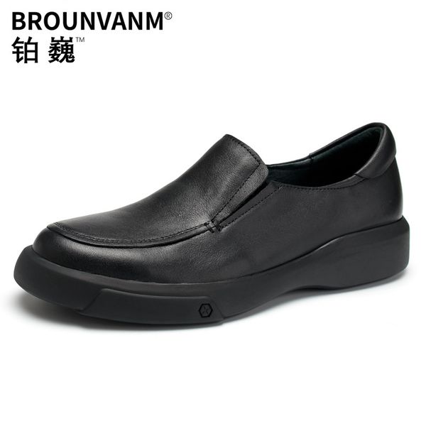 genuine leather mens loafers shoes thick sole anti-skid designer shoes men business autumn british retro cowhide, Black
genuine leather mens loafers shoes thick sole anti-skid designer shoes men business autumn british retro cowhide, Black