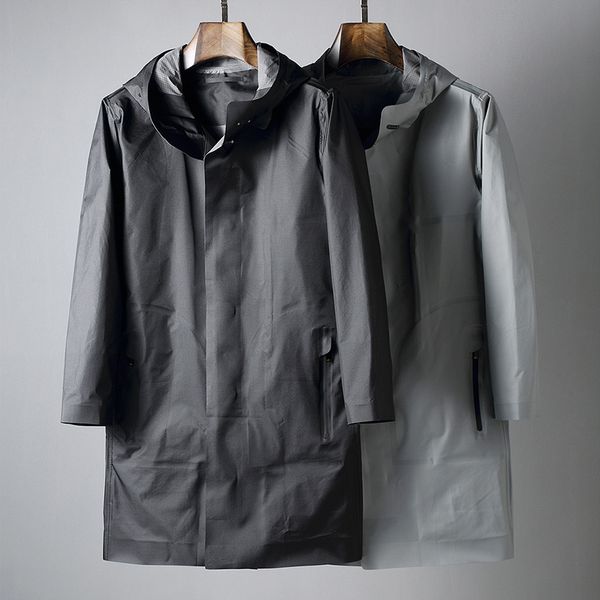jsbd handsome autumn new male windbreaker charm fine lattice windproof waterproof men in the long hooded windbreaker coat thin, Tan;black
jsbd handsome autumn new male windbreaker charm fine lattice windproof waterproof men in the long hooded windbreaker coat thin, Tan;black