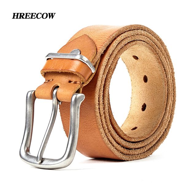 man belt 2017 100% cowhide genuine leather belts for men brand strap male fancy vintage jeans cintos pin buckle ing, Black;brown
man belt 2017 100% cowhide genuine leather belts for men brand strap male fancy vintage jeans cintos pin buckle ing, Black;brown