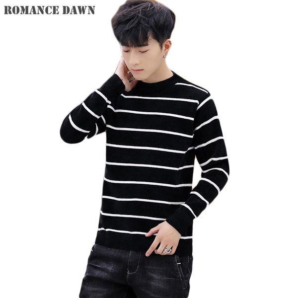 romance dawn men's knitted sweater men's spring and autumn style contrast trends striped round neck pullover sweater men o-neck, White;black
romance dawn men's knitted sweater men's spring and autumn style contrast trends striped round neck pullover sweater men o-neck, White;black