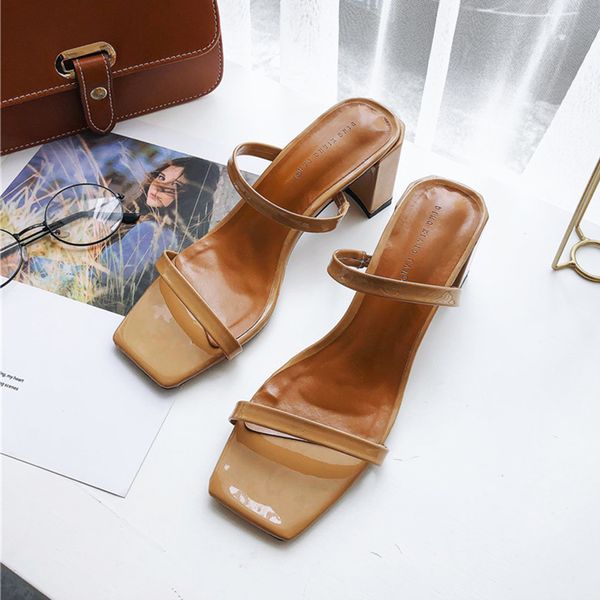 slip on square heel women slipper summer outdoor trendy comfortable women sandals thin strap slipper elegant shoe, Black
slip on square heel women slipper summer outdoor trendy comfortable women sandals thin strap slipper elegant shoe, Black
