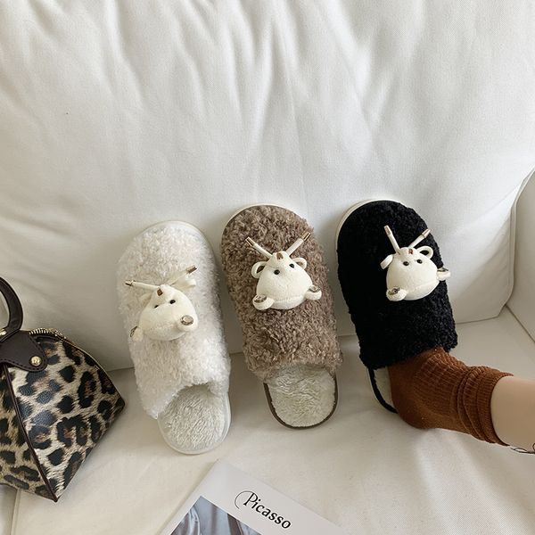 female shoes winter woman slipper slippers casual fur flip flops low lady flock slides 2019 luxury massage plush soft flat girl, Black
female shoes winter woman slipper slippers casual fur flip flops low lady flock slides 2019 luxury massage plush soft flat girl, Black
