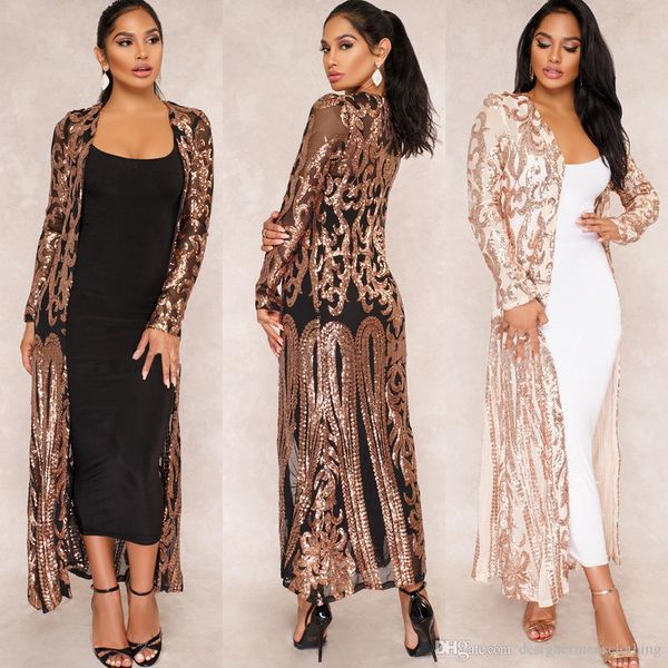 fashion women sequins outwear paisley long sleeve cardigan see-through blouse swimwear bathing suit, Black
fashion women sequins outwear paisley long sleeve cardigan see-through blouse swimwear bathing suit, Black