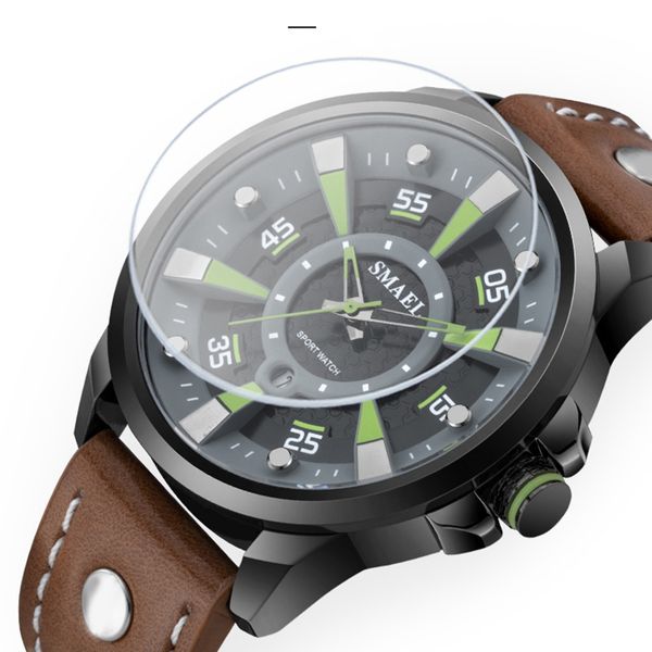 mens watches male clocks sport military clock soild color leather strap quartz business men watch gift @50, Slivery;brown
mens watches male clocks sport military clock soild color leather strap quartz business men watch gift @50, Slivery;brown