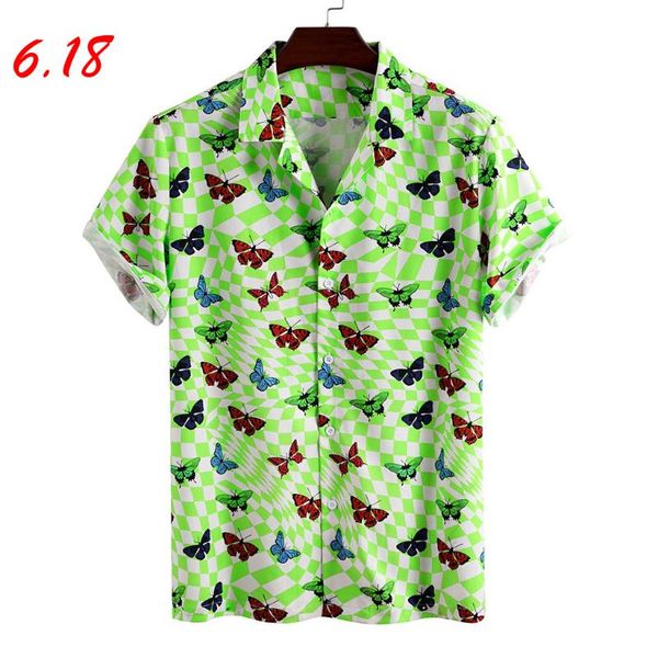 casual shirts for men hawaiian printed mens shirts turn down collar short sleeve summer harajuku shirt blouse chemise homme, White;black
casual shirts for men hawaiian printed mens shirts turn down collar short sleeve summer harajuku shirt blouse chemise homme, White;black