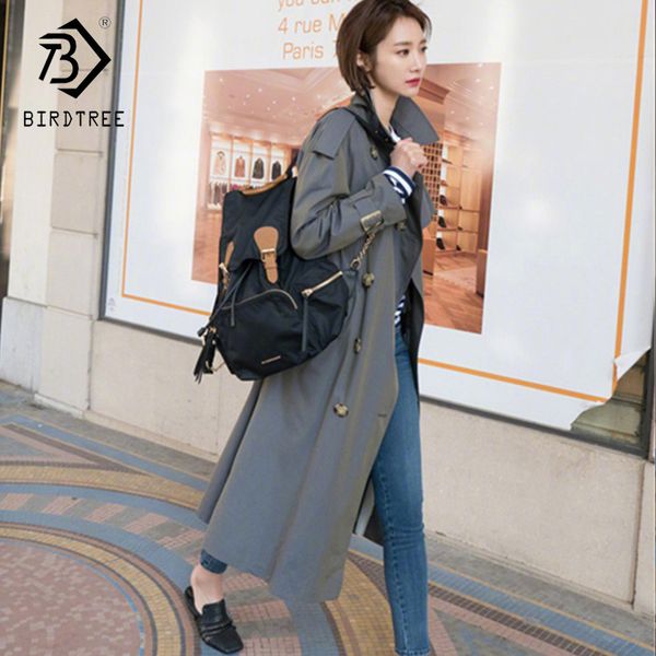 autumn winter women's 2019 fashion solid trench coat long sleeve loose double breasted style pockets outerwear c87923ld, Tan;black
autumn winter women's 2019 fashion solid trench coat long sleeve loose double breasted style pockets outerwear c87923ld, Tan;black