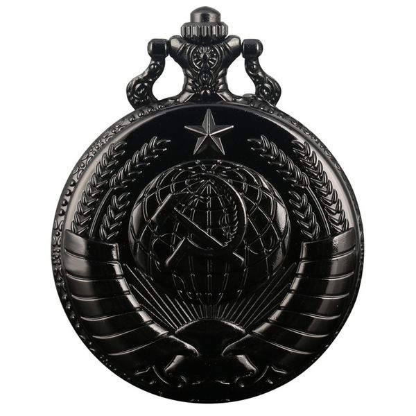 retro classic watches the russia federation cccp soviet sickle hammer case quartz pocket watch russian emblem communism necklace chain, Slivery;golden
retro classic watches the russia federation cccp soviet sickle hammer case quartz pocket watch russian emblem communism necklace chain, Slivery;golden
