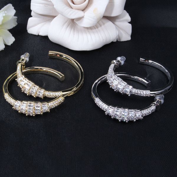 hiphop punk luxury fashion jewelry zircon big circle hopp earrings for women 2019 new, Golden;silver
hiphop punk luxury fashion jewelry zircon big circle hopp earrings for women 2019 new, Golden;silver