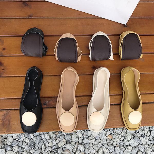 new casual comfortable flats shoes woman fashion design round buckle square toe shallow slip on loafers mule femme, Black
new casual comfortable flats shoes woman fashion design round buckle square toe shallow slip on loafers mule femme, Black