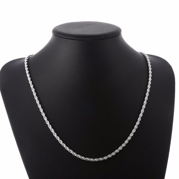 3mm rope twist chain necklace for men party accessories fashion 925 stamped silver plated women choker necklace charm girl gift
3mm rope twist chain necklace for men party accessories fashion 925 stamped silver plated women choker necklace charm girl gift