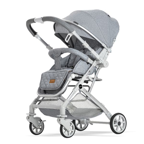 two-way stroller light and high landscape can sit lie baby newborn children light folding umbrella
two-way stroller light and high landscape can sit lie baby newborn children light folding umbrella