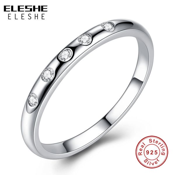 ELESHE Luxury 925 Sterling Silver Crystal Droplet Female Rings for Women Simple Sparkling Band Ring Wedding Jewelry Bague Femme
ELESHE Luxury 925 Sterling Silver Crystal Droplet Female Rings for Women Simple Sparkling Band Ring Wedding Jewelry Bague Femme