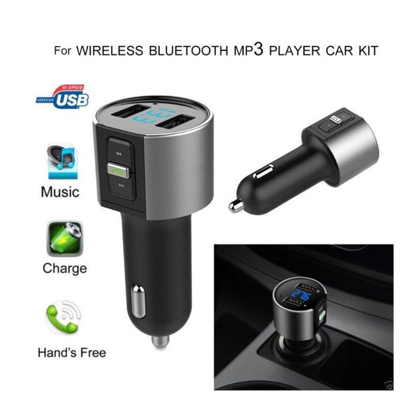 multifunctional car usb bluetooth fm transmitter mp3 player wireless radio adapter dual port charger cigarette lighter socket
multifunctional car usb bluetooth fm transmitter mp3 player wireless radio adapter dual port charger cigarette lighter socket