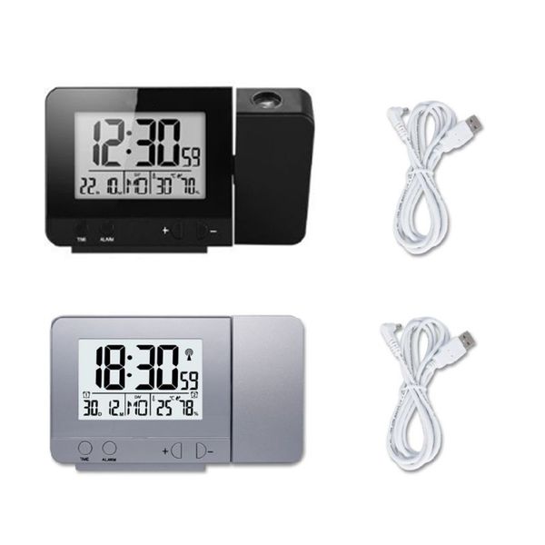multi-function projection alarm clock with time temperature projection led screen alarm clock usb charging
multi-function projection alarm clock with time temperature projection led screen alarm clock usb charging