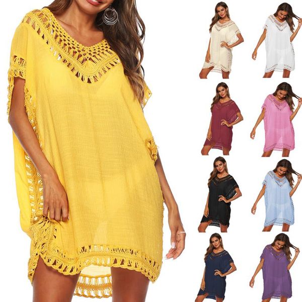 summer women's bohemian cutout loose beach mini skirt dress elegant boho fashion loose seaside vacation beach bikini skirt
summer women's bohemian cutout loose beach mini skirt dress elegant boho fashion loose seaside vacation beach bikini skirt