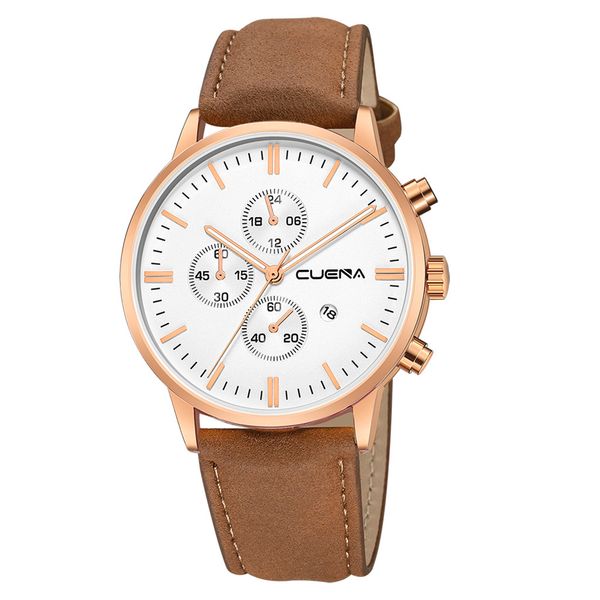 reloj hombre 2019 mens watch male leather automatic date quartz watches men sport clock relogio masculino, Slivery;brown
reloj hombre 2019 mens watch male leather automatic date quartz watches men sport clock relogio masculino, Slivery;brown