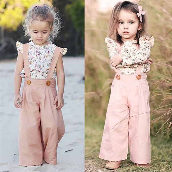 princess kids baby girls sets cotton summer clothes floral sleeveless vest bibs wide leg pants 2pcs girl party outfits 9m-5y, White
princess kids baby girls sets cotton summer clothes floral sleeveless vest bibs wide leg pants 2pcs girl party outfits 9m-5y, White