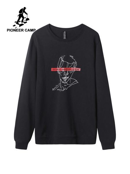pioneer camp new spring sweatshirt male streetwear fashion brand-clothing round neck long sleeve sweatshirt, Black
pioneer camp new spring sweatshirt male streetwear fashion brand-clothing round neck long sleeve sweatshirt, Black