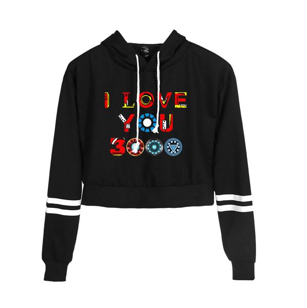 new harajuku fashion cropped hoodie love you 3000 times hooded sweatshirt women long sleeve striped pullovers hip hop streetwear, Black
new harajuku fashion cropped hoodie love you 3000 times hooded sweatshirt women long sleeve striped pullovers hip hop streetwear, Black