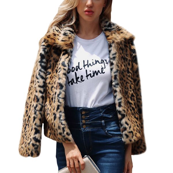 new fashion womenleopard print faux fur coat open front thick warm cardigan women winter jacket outerwear overcoat coffee costs, Black;brown
new fashion womenleopard print faux fur coat open front thick warm cardigan women winter jacket outerwear overcoat coffee costs, Black;brown