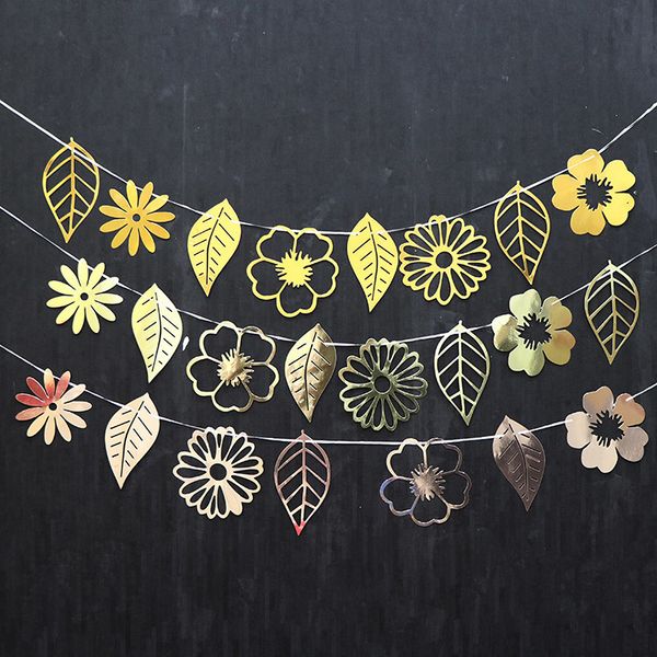 8pcs/set gold leaves silver rose gold flower garlands wedding banner birthday party flags decoration flower banners supplies
8pcs/set gold leaves silver rose gold flower garlands wedding banner birthday party flags decoration flower banners supplies