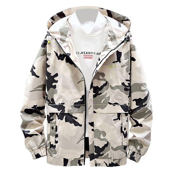 feitong men's autumn spring casual fashion solid camouflage hoodies outwear coat, Black;brown
feitong men's autumn spring casual fashion solid camouflage hoodies outwear coat, Black;brown
