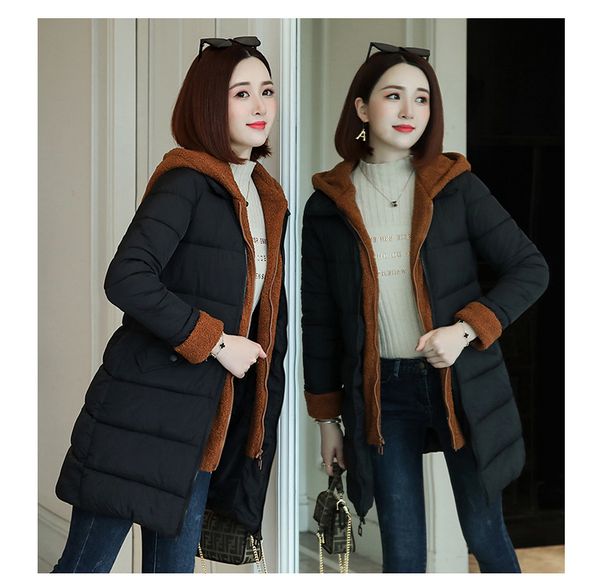 new fashion slim winter women coats thicken parka women cotton elegant jacket female coat plus size, Tan;black
new fashion slim winter women coats thicken parka women cotton elegant jacket female coat plus size, Tan;black
