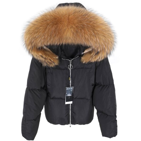 2018 new winter jacket women's clothing raccoon fur big fur collar white duck down warm jacket hooded park coat, Black
2018 new winter jacket women's clothing raccoon fur big fur collar white duck down warm jacket hooded park coat, Black