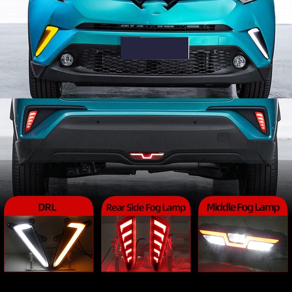 for toyota chr c-hr 2016 2017 2018 2019 car drl daytime running lights auto rear bumper brake light with turn signal tail lamp fog lamps
for toyota chr c-hr 2016 2017 2018 2019 car drl daytime running lights auto rear bumper brake light with turn signal tail lamp fog lamps